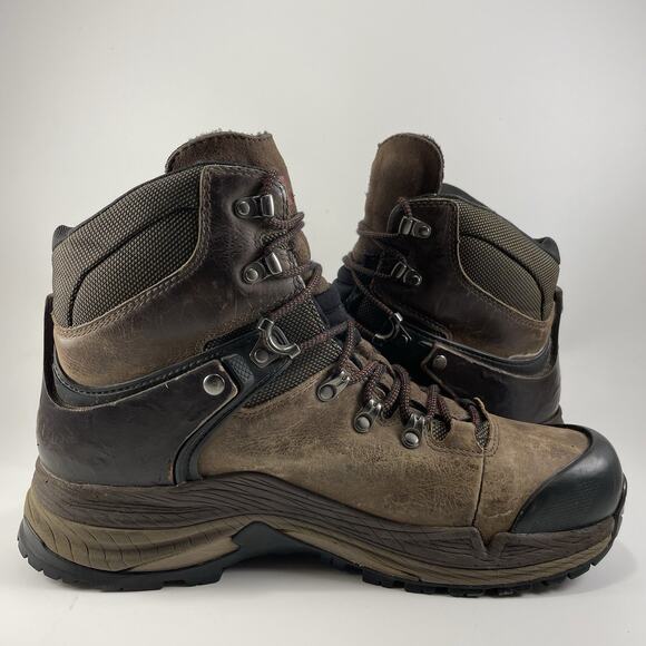 Merrell Crestbound Mid Hiking Backpacking Boots Mens Size 11.5 GTX Goretex Brown - Picture 5 of 12